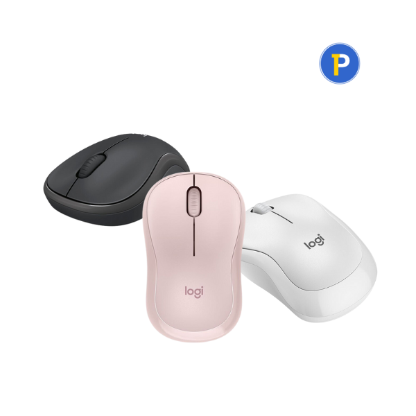 Chuột Bluetooth Silent Logitech M240 với 3 màu đen, trắng, hồng